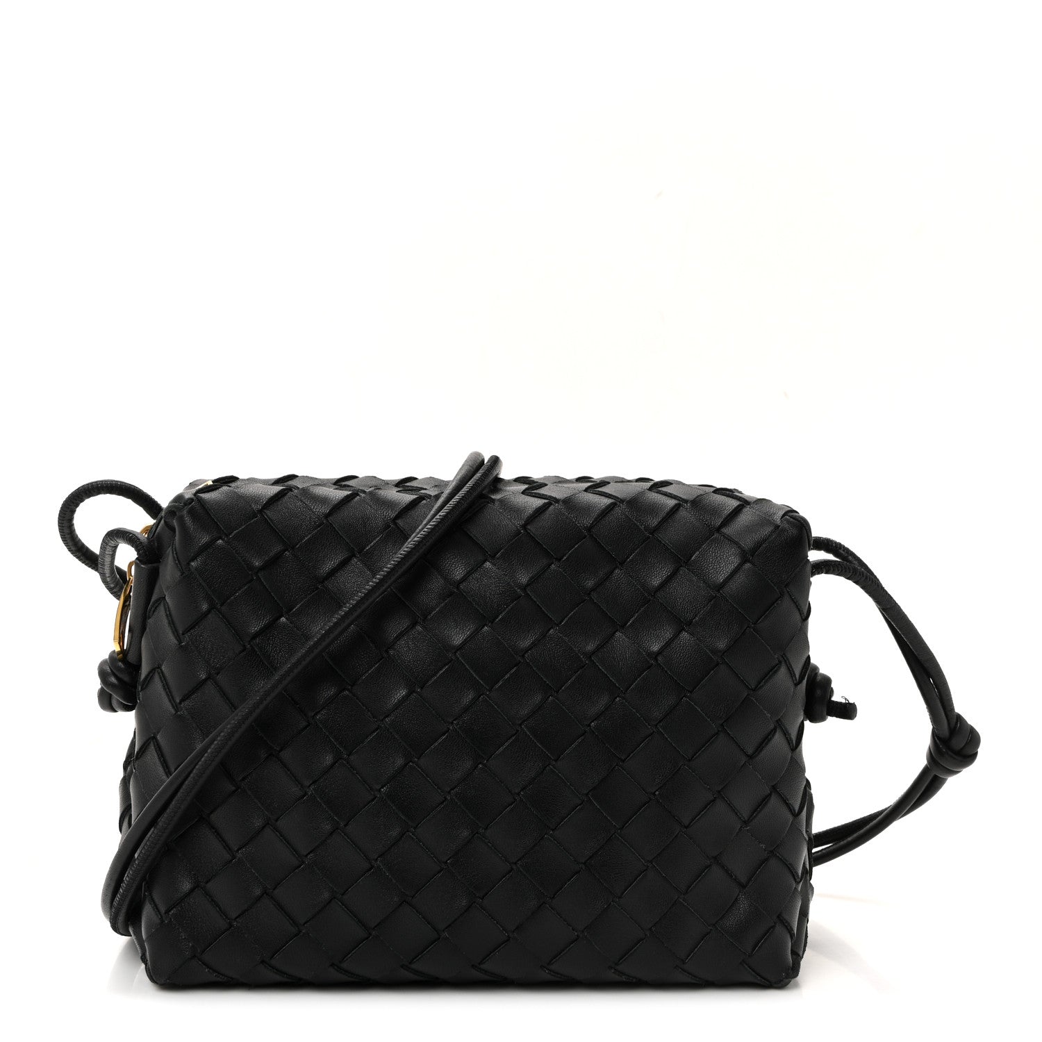 Bottega Veneta Nappa Intrecciato Small Loop Camera Bag Black 1 of 9