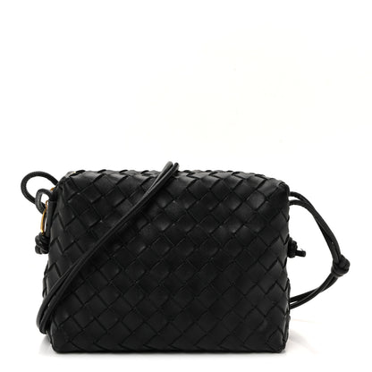 Bottega Veneta Nappa Intrecciato Small Loop Camera Bag Black 1 of 9