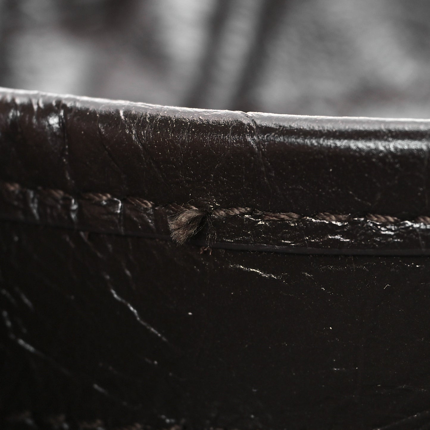 Crinkled Calfskin Matelasse Monogram Medium Niki Chain Satchel Moka