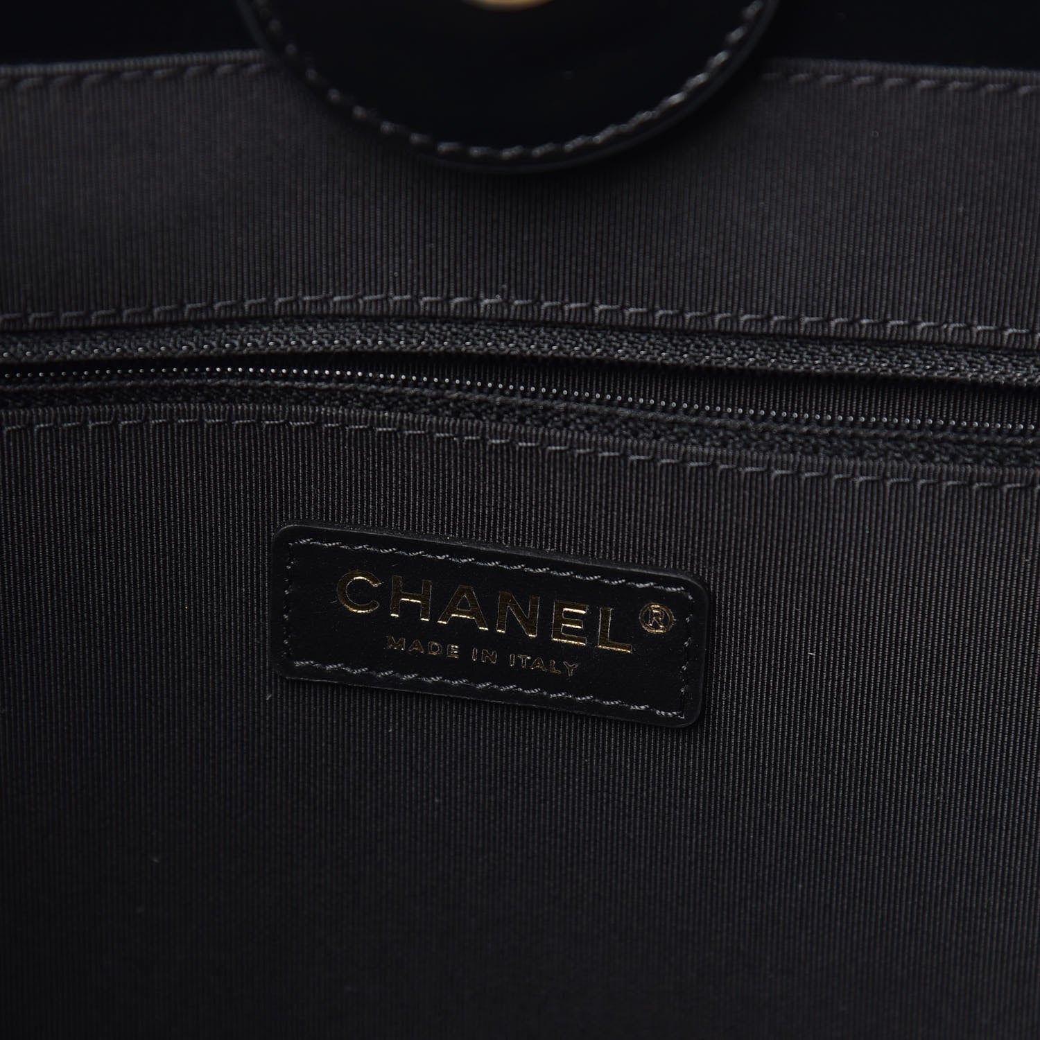 Chanel Aged Calfskin Small Charms Deauville Tote Black 6 of 10