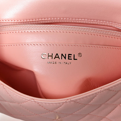 Chanel Lambskin Quilted Mini Rectangular Pearl Crush Flap Light Pink 5 of 13