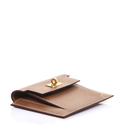 Hermes Epsom Kelly Pocket Compact Wallet Gold 4 of 11