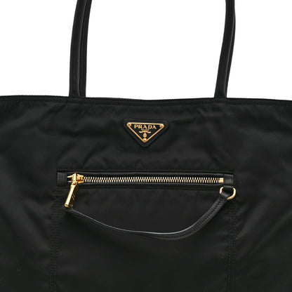 Prada Tessuto Nylon Shopping Tote Black 8 of 10