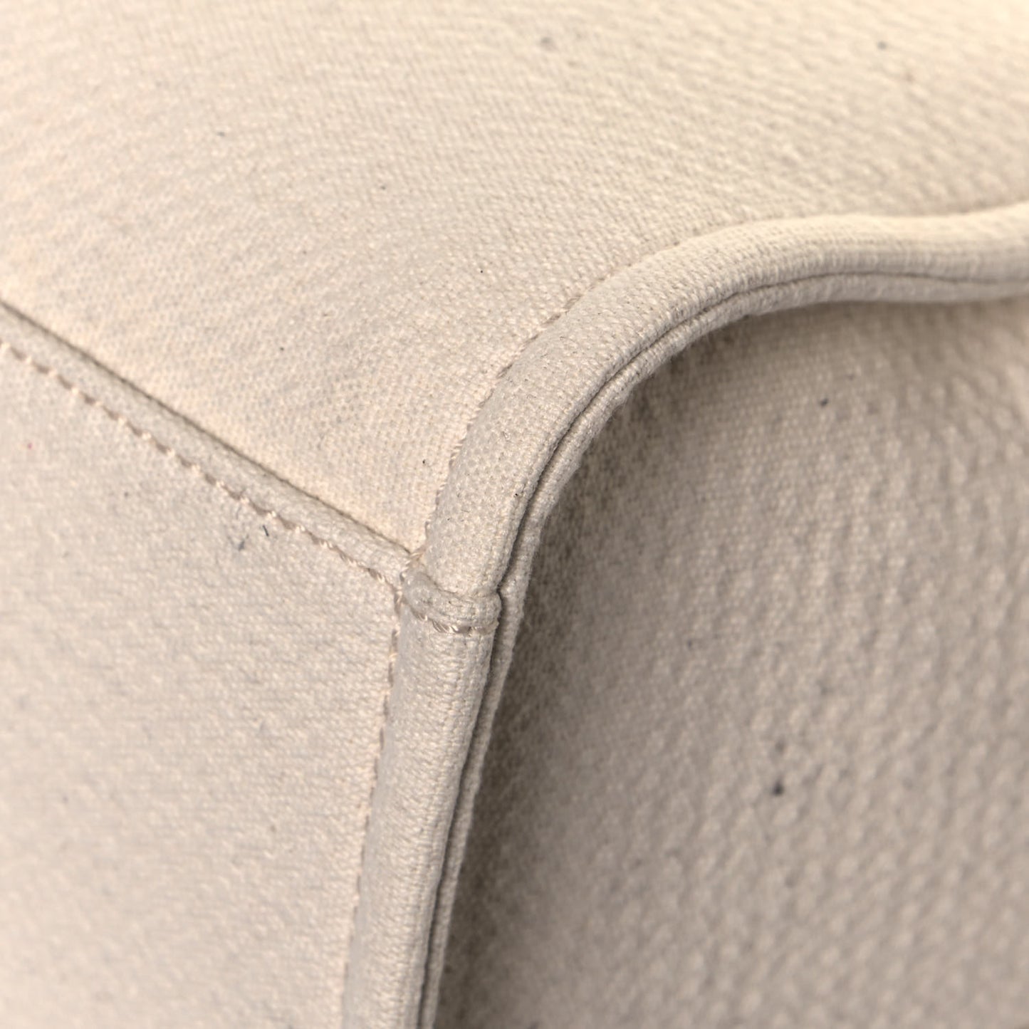 Mixed Fibers Small Deauville Tote White