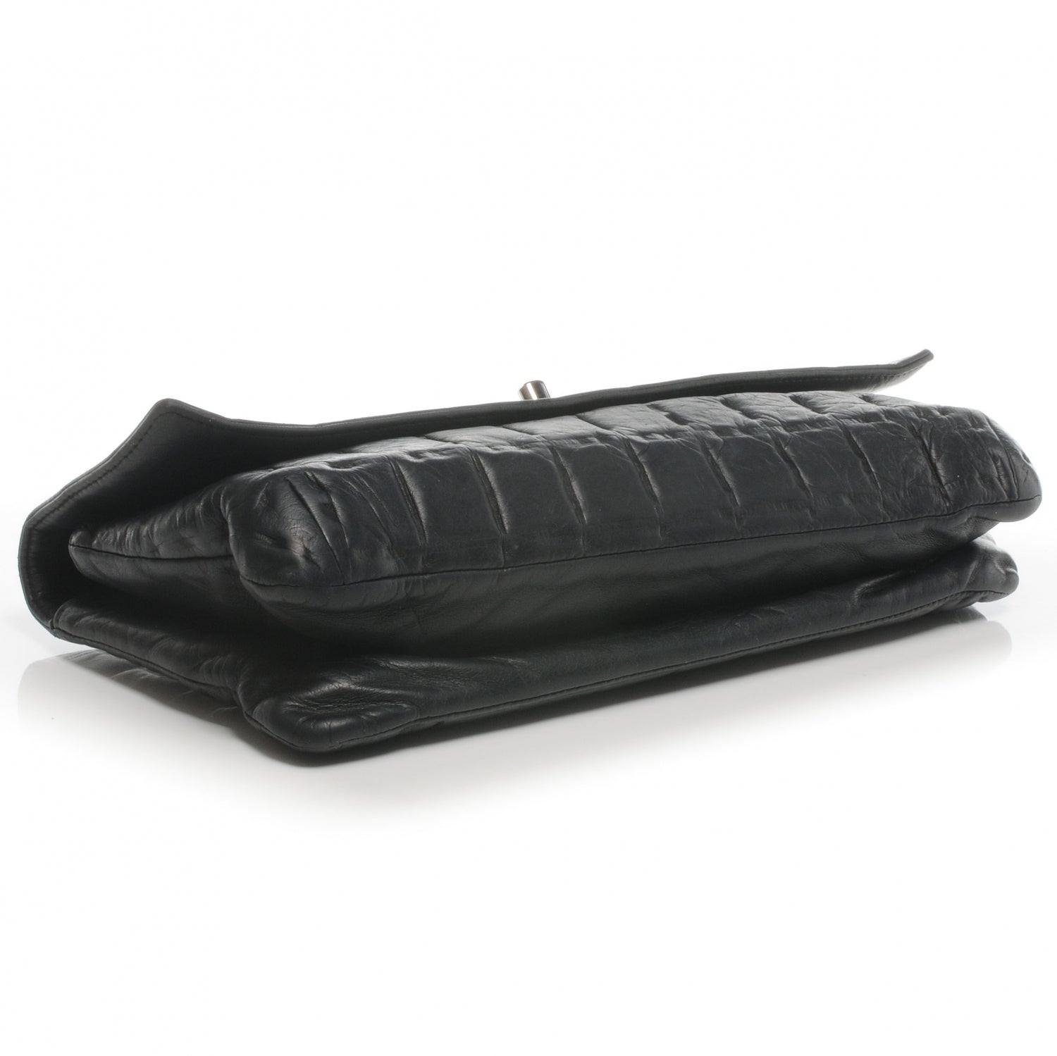 Chanel Lambskin Square Quilted Clutch Black 4 of 9
