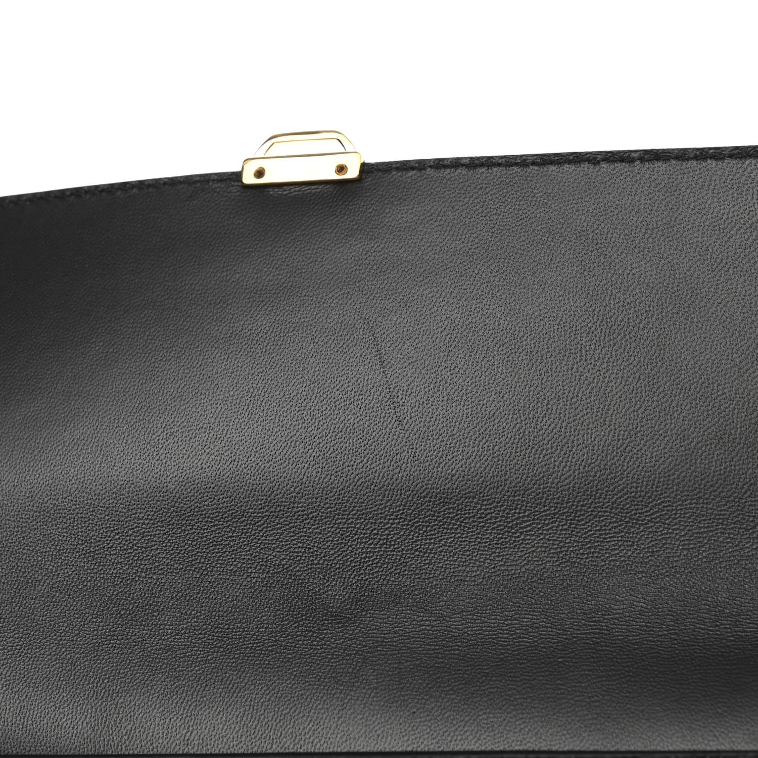 Alexander McQueen Calfskin Skull Envelope Clutch Black 8 of 10