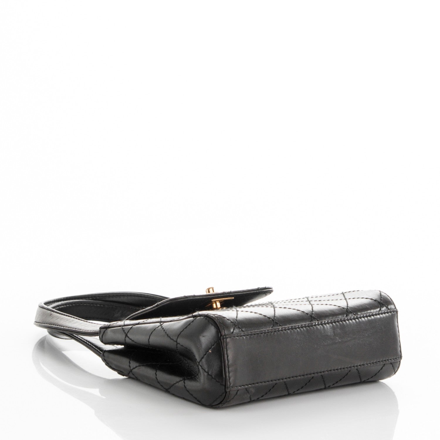 Chanel Lambskin Quilted Flap Bag Black 4 of 7
