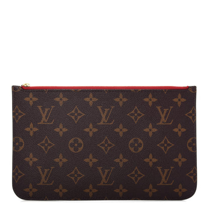 Louis Vuitton Monogram Neverfull MM GM Pochette Cherry 1 of 9