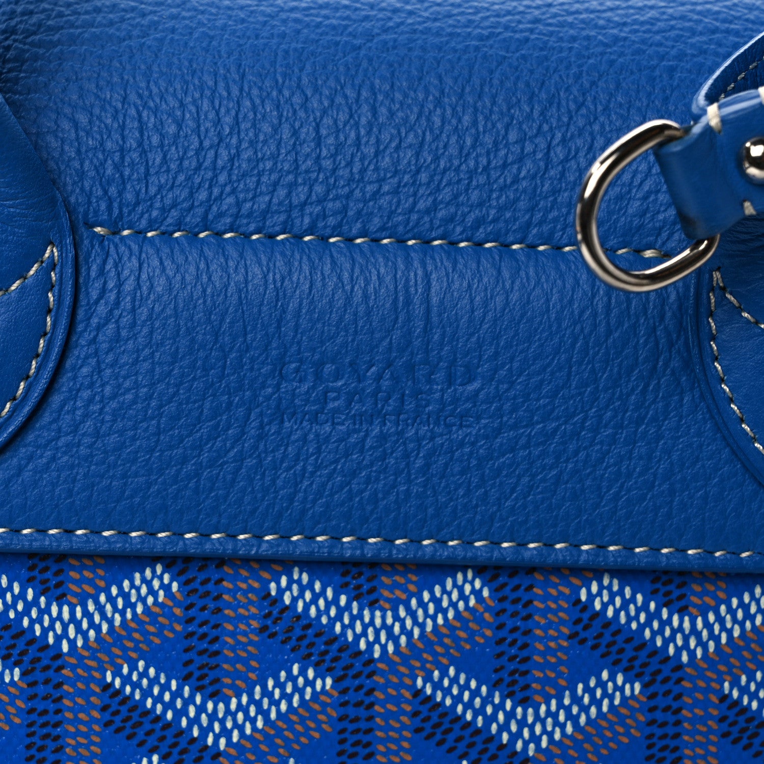 Goyard Goyardine Calfskin Mini Alpin Backpack Sky Blue 6 of 12