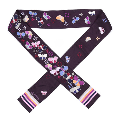 Louis Vuitton Silk Papillon Butterfly Bandeau Violet 1 of 5