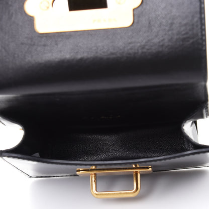 Prada Spazzolato Micro Cahier Bag Black 4 of 4