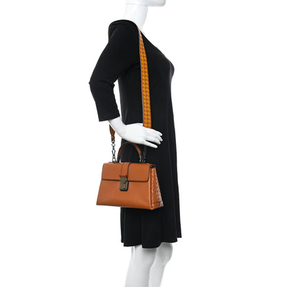 Bottega Veneta Nappa Small Piazza Bag Terracota 2 of 9
