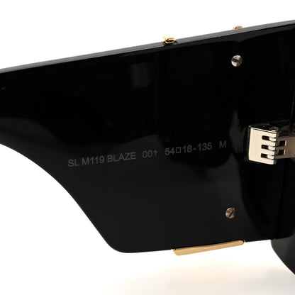Saint Laurent Acetate Blaze Sunglasses SLM119 Black 5 of 7