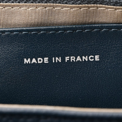 Chanel Caviar Half Moon Wallet On Chain WOC Dark Blue 7 of 11