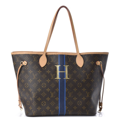 Louis Vuitton Monogram My LV Heritage Neverfull MM Blue Marine Blue Clair 1 of 9