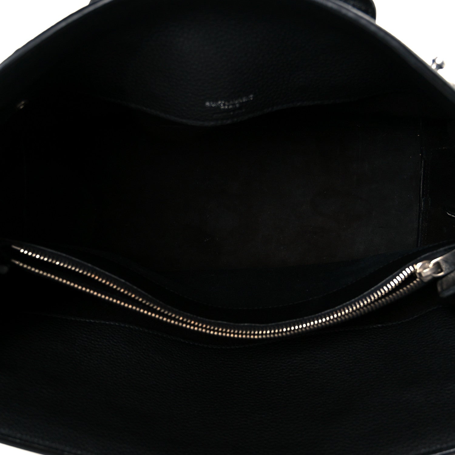 Saint Laurent Grained Calfskin Small Supple Sac De Jour Black 5 of 13
