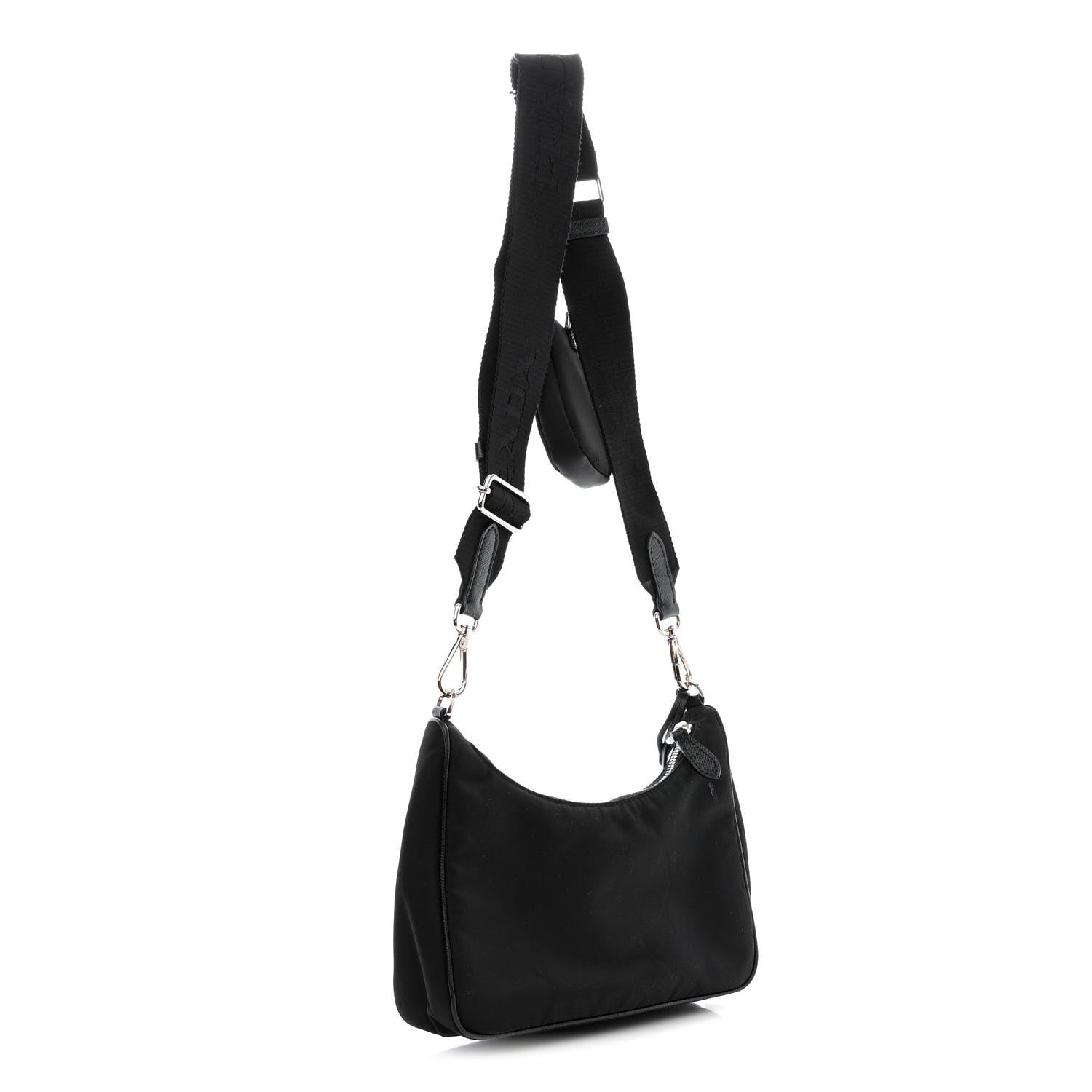 Prada Nylon Re-Edition 2005 Shoulder Bag Black 3 of 13