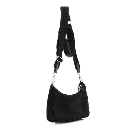 Prada Nylon Re-Edition 2005 Shoulder Bag Black 3 of 13