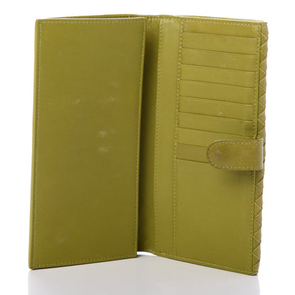 Bottega Veneta Nappa Intrecciato Continental Flap Wallet Green 5 of 7