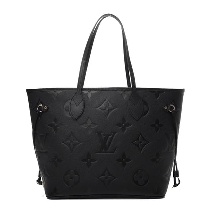 Louis Vuitton Empreinte Monogram Giant Neverfull MM Black 1 of 9