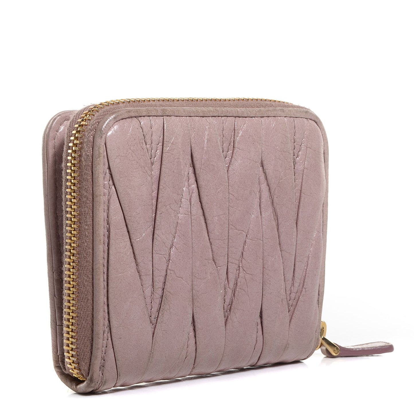 Matelasse Compact Wallet Deserto
