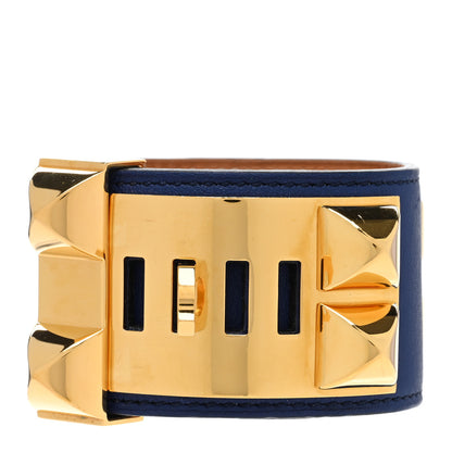 Hermes Swift Collier De Chien CDC Bracelet S Bleu Saphir 3 of 5