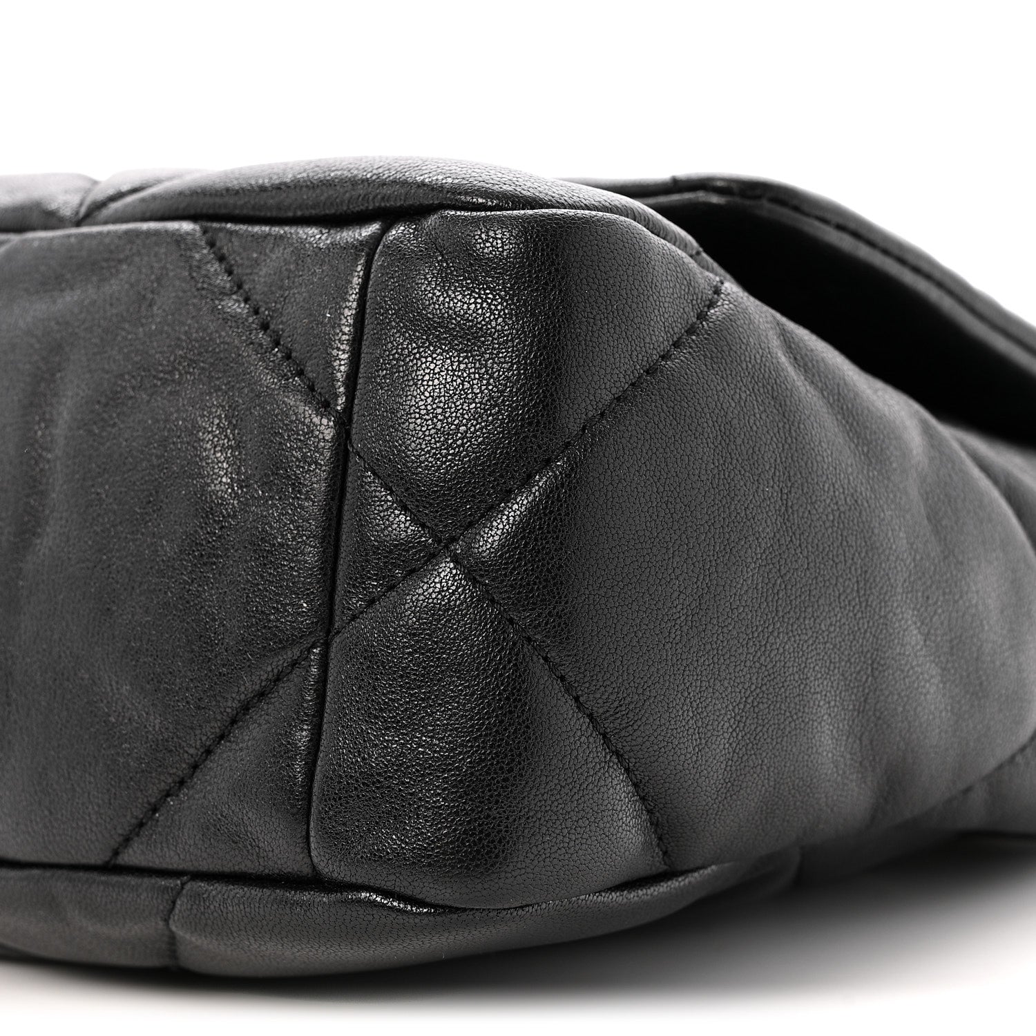 Chanel Goatskin Quilted Medium Chanel 19 Flap Black 10 of 13