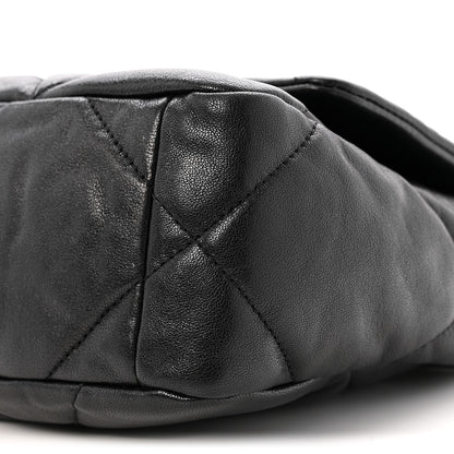 Chanel Goatskin Quilted Medium Chanel 19 Flap Black 10 of 13