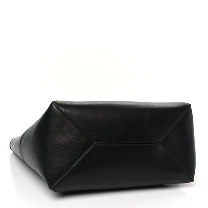 Loewe Shiny Calfskin Medium Puzzle Fold Tote Black 4 of 8