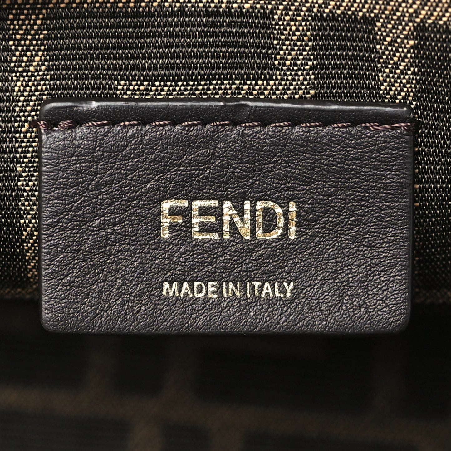 Shiny Nappa Small Fendi First Ghiaia
