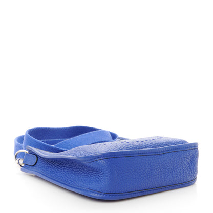 Hermes Taurillon Clemence Evelyne TPM Bleu Electrique 4 of 10