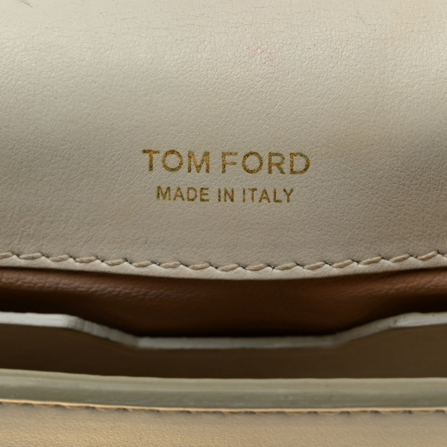 Tom Ford Calfskin Small Natalia Chain Bag White 6 of 11