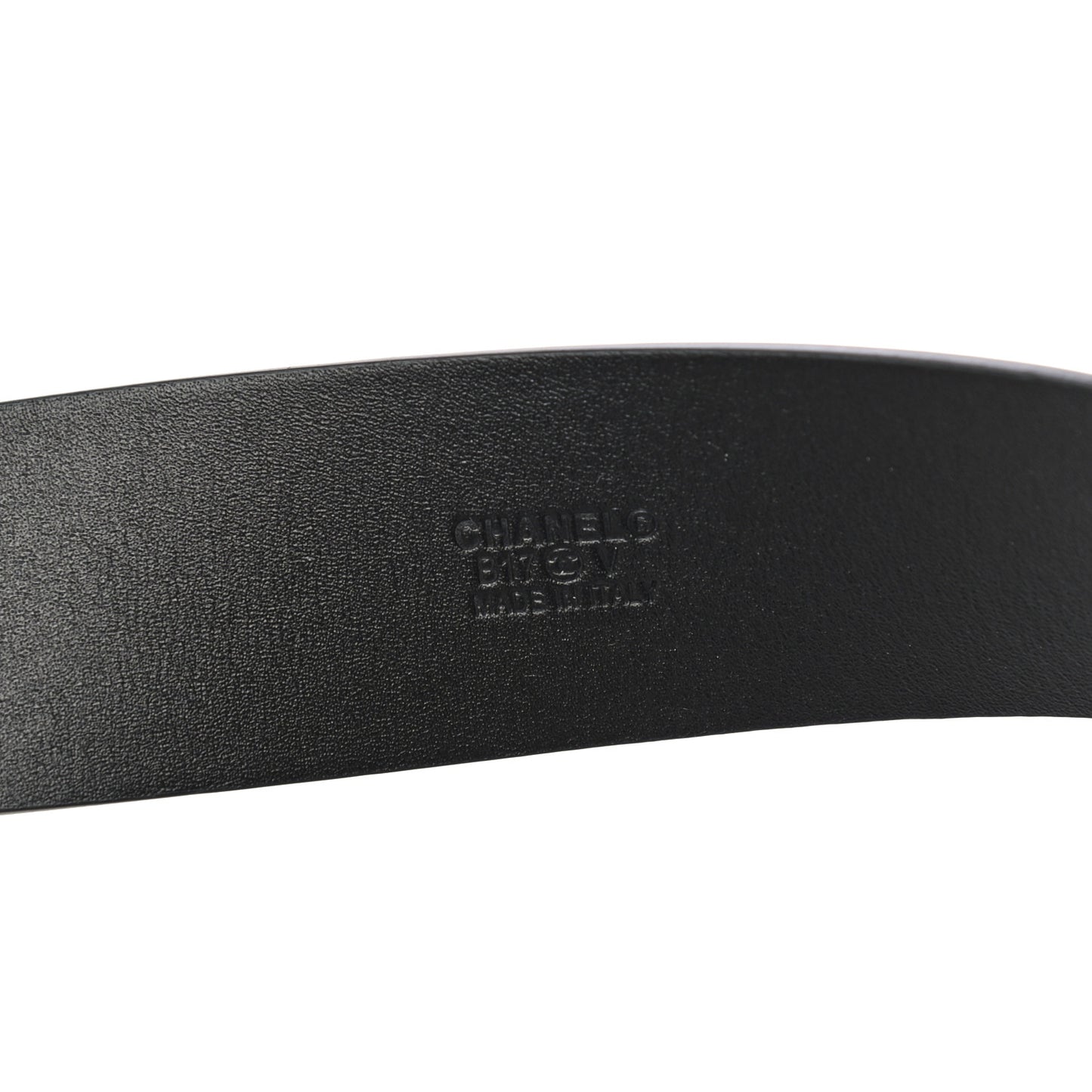 Lambskin CC Chain Belt 90 36 Black