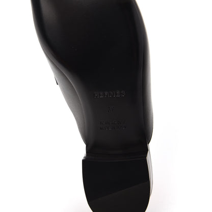 Hermes Goatskin Trocadero Mule 37 Black 6 of 9