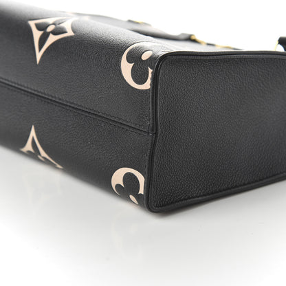 Louis Vuitton Empreinte Monogram Giant Onthego PM Black Beige 7 of 9