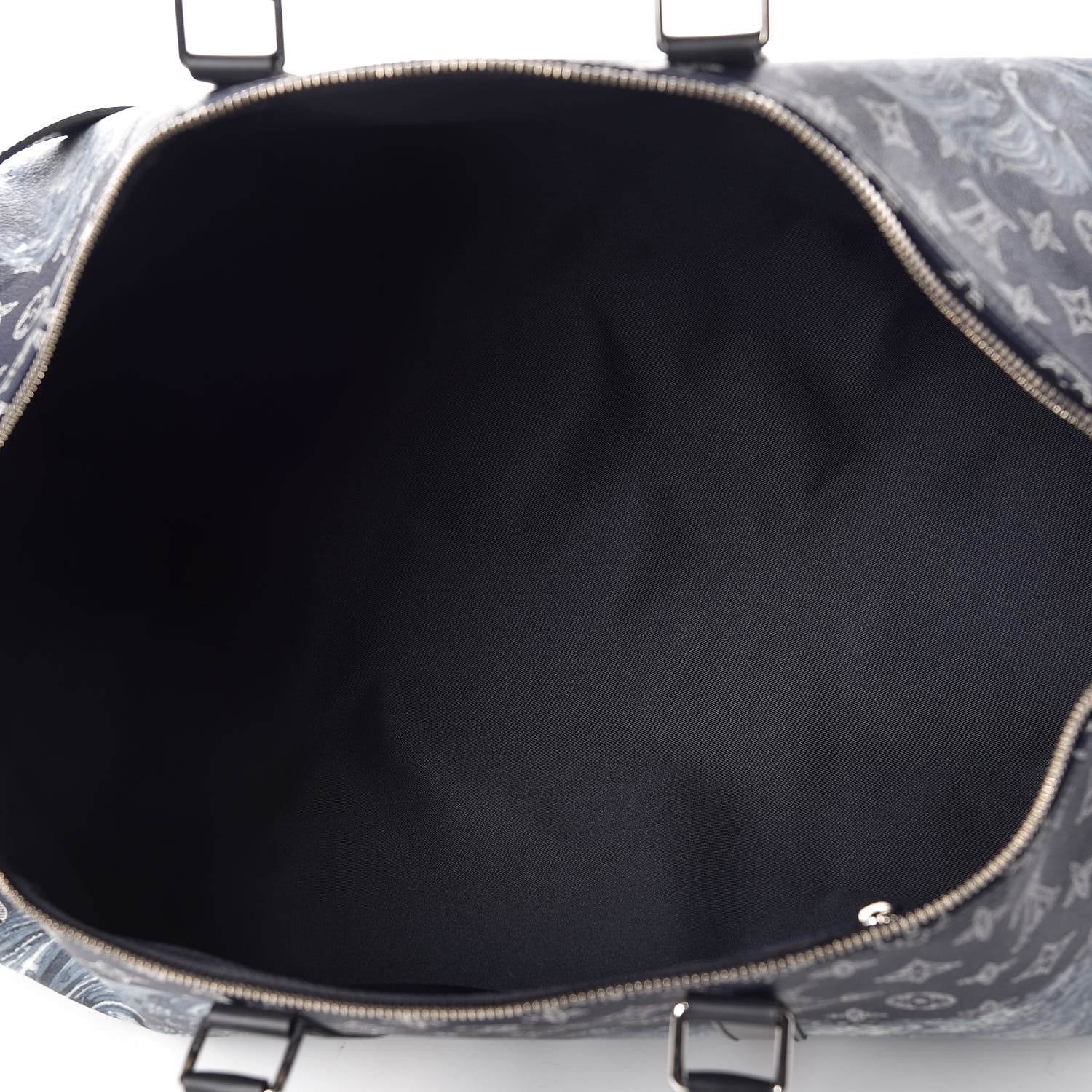 Louis Vuitton Savane Monogram Lion Chapman Keepall Bandouliere 55 Encre 7 of 12