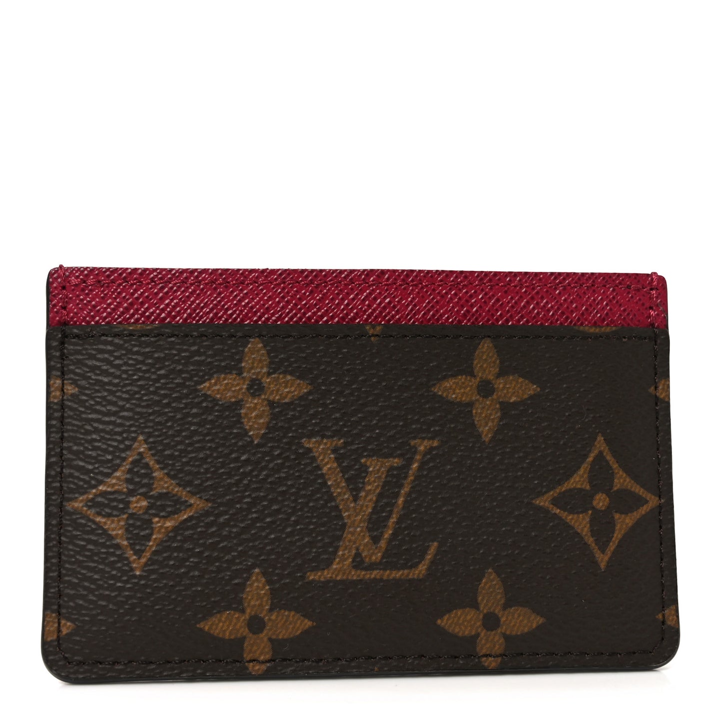 Monogram Card Holder Fuchsia