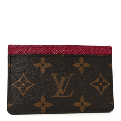 Louis Vuitton Monogram Card Holder Fuchsia 1 of 7
