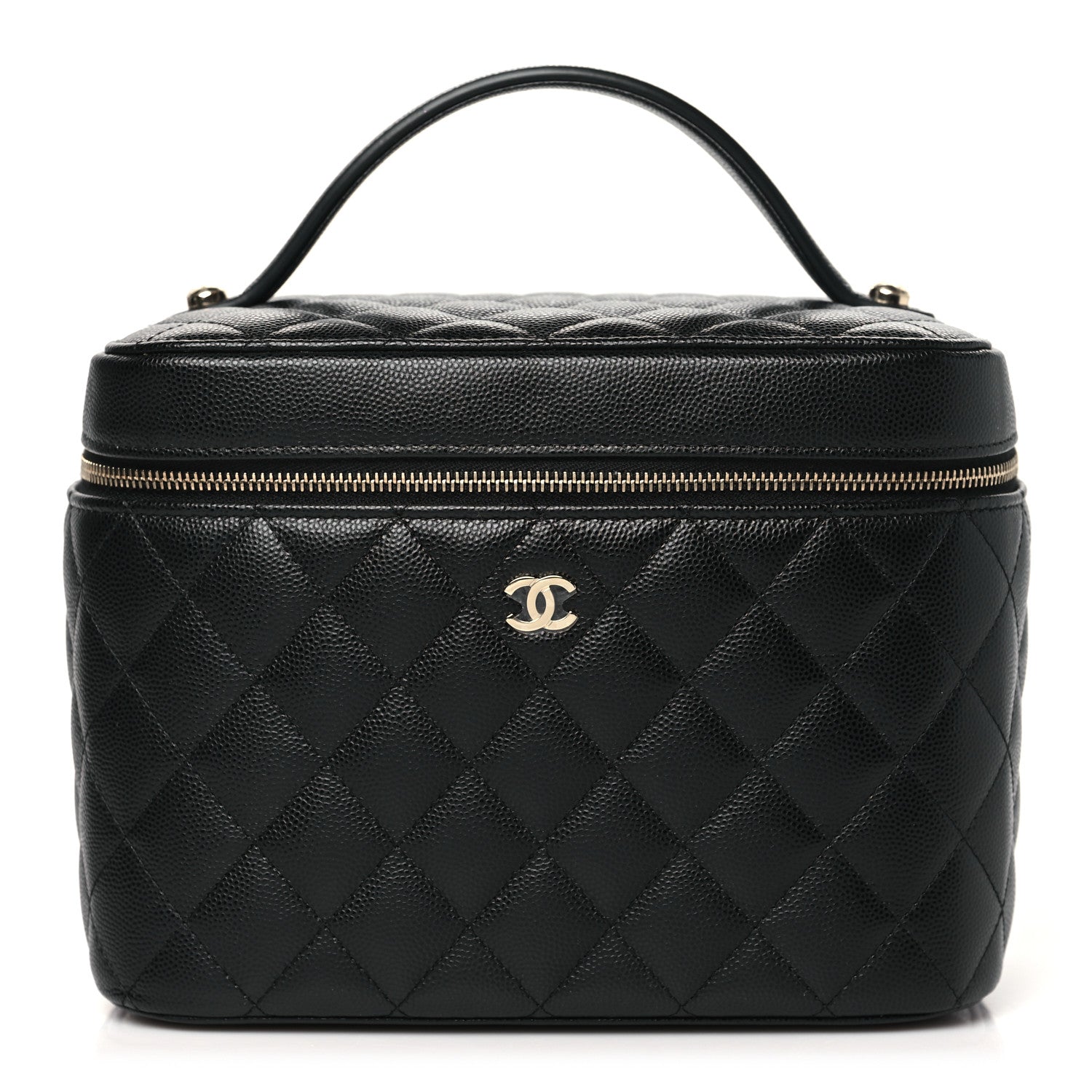 Chanel Caviar Quilted Large Vanity Pouch Black 1 of 12