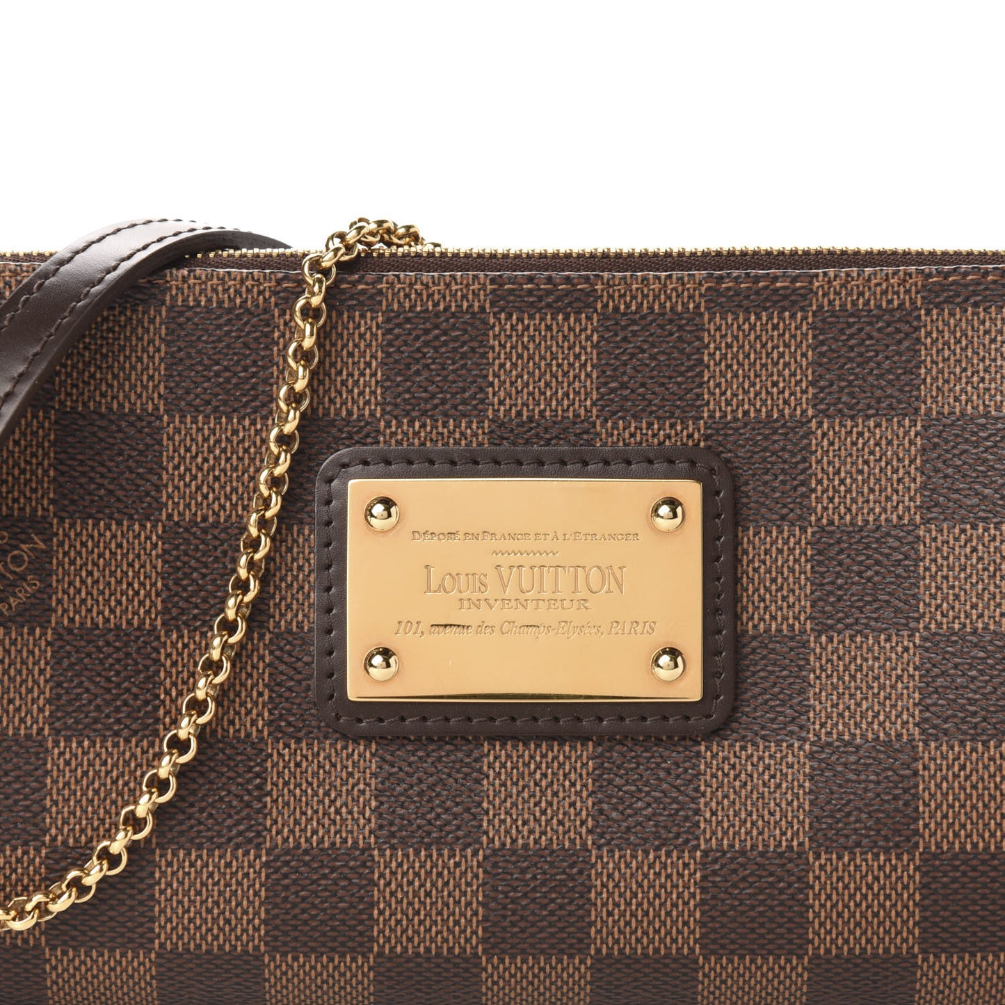 Damier Ebene Eva Clutch