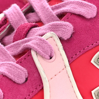 Chanel Nylon Calfskin Suede Womens CC Sneakers 40 Fuchisa Pink 9 of 9