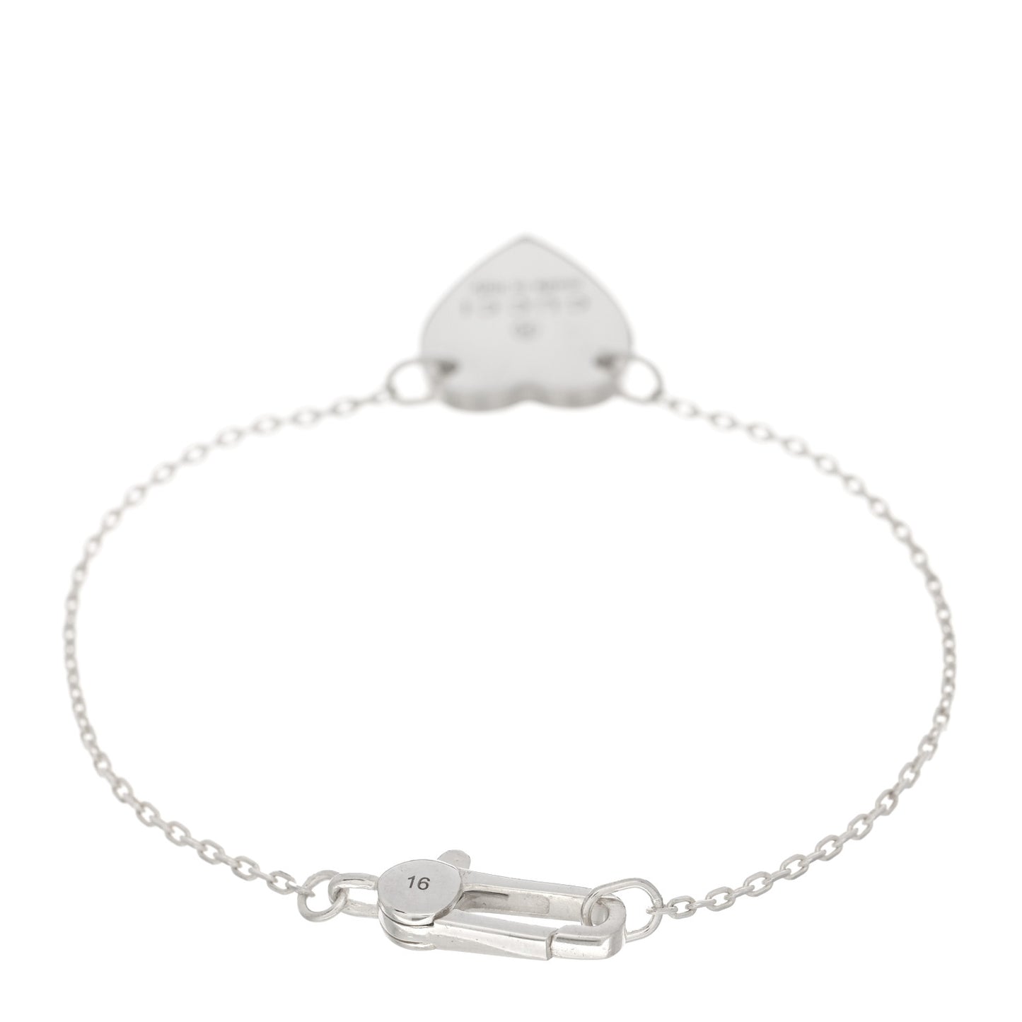 Sterling Silver Trademark Heart Bracelet