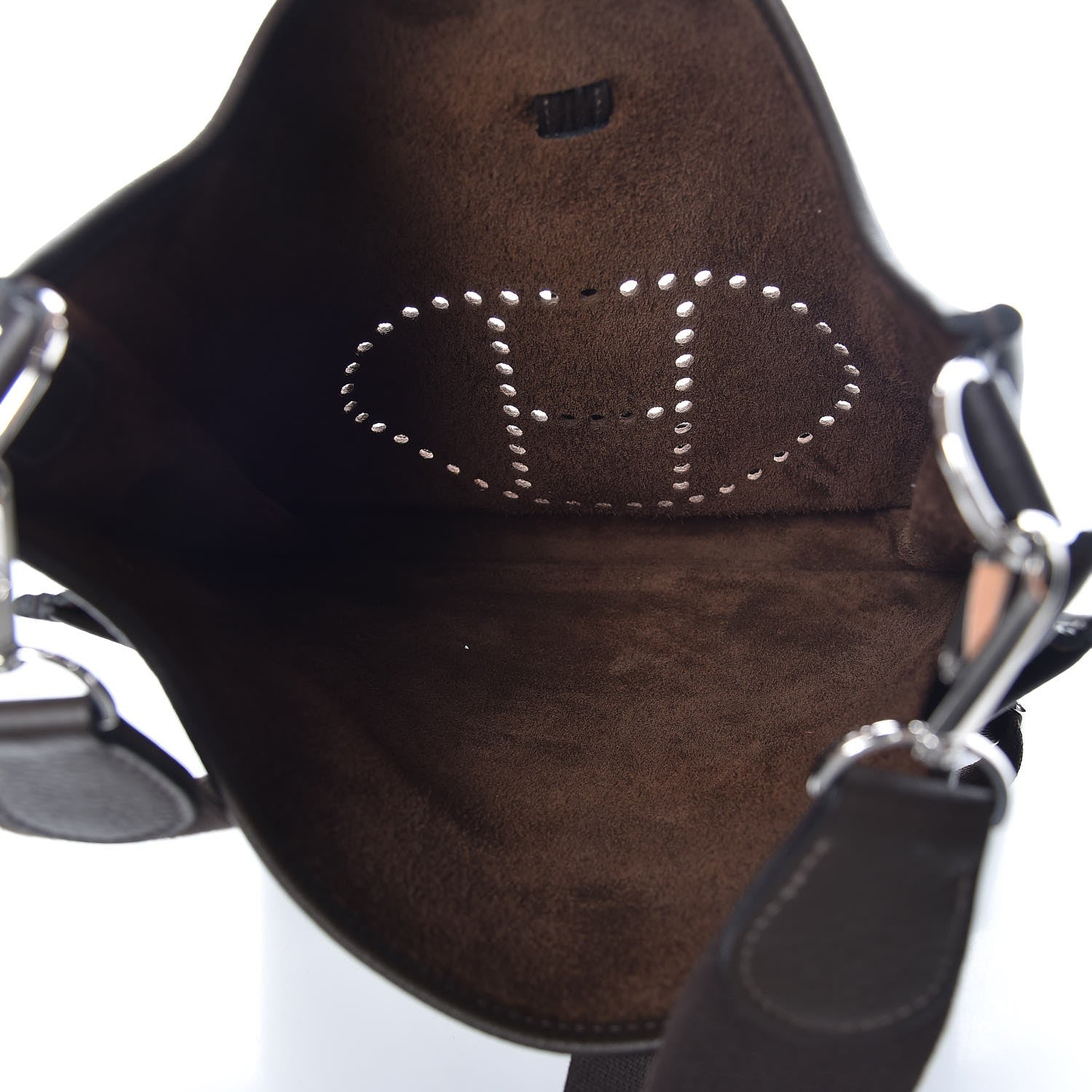 Hermes Taurillon Clemence Evelyne III GM Chocolate 5 of 7