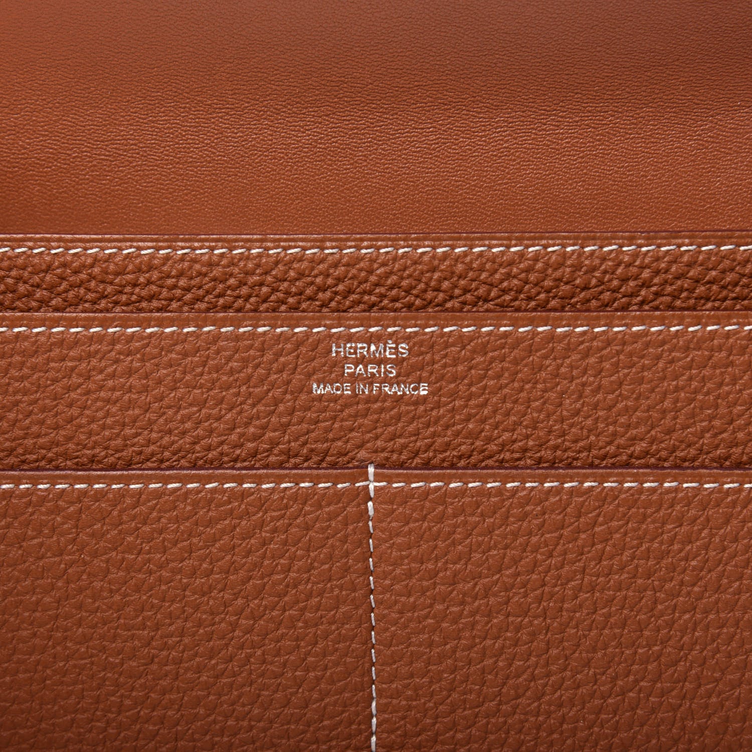 Hermes Togo Dogon Duo Wallet Gold 6 of 14