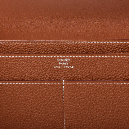 Hermes Togo Dogon Duo Wallet Gold 6 of 14