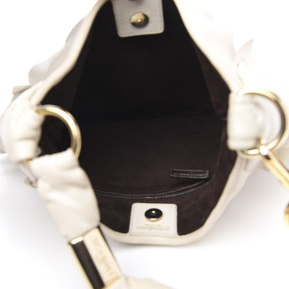 Saint Laurent Chevre Ruffle Saint Tropez White 5 of 14