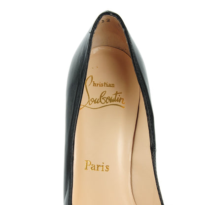 Christian Louboutin Calfskin Bruges 120 Pumps 37.5 Black 7 of 10