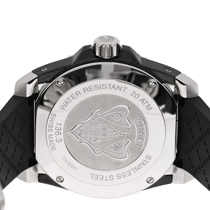 Gucci Stainless Steel Rubber 40mm Dive Quartz Watch Black 4 of 5