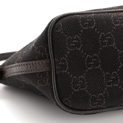 Gucci Monogram Boat Pochette Dark Brown 11 of 13