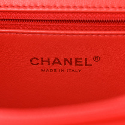 Chanel Caviar Quilted Medium CC Filigree Vanity Case Red 6 of 13